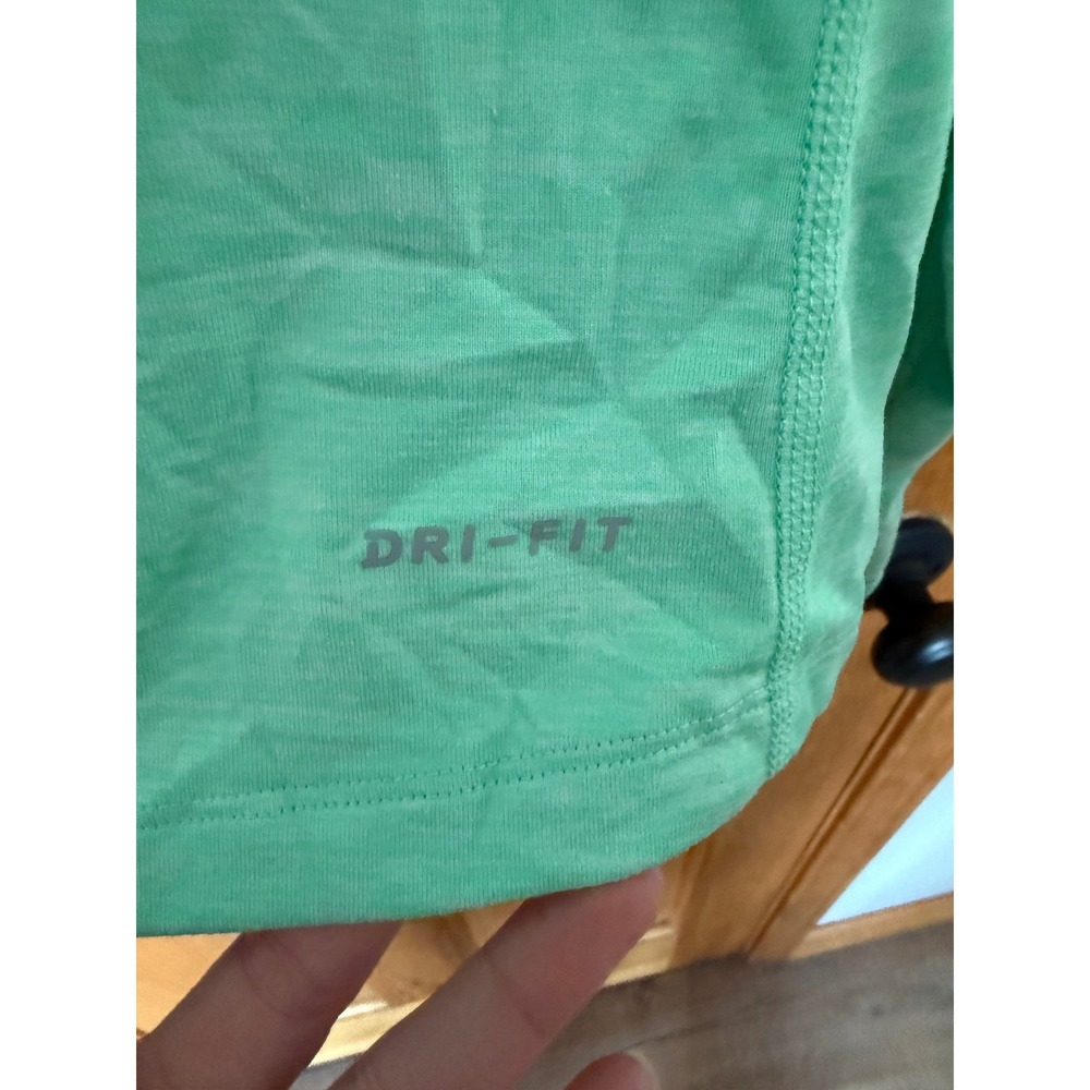 Nike Running Dri-FIT Women's XL Quarter Zip Pullover Mint Green Thumbholes - Picture 7 of 7